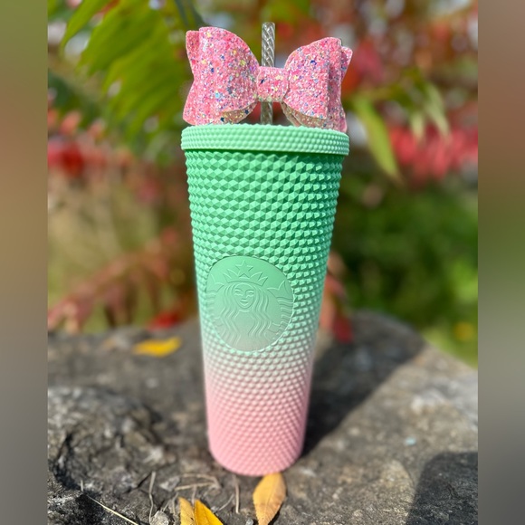 STARBUCKS 2022 PHILIPPINES WATERMELON STUDDED GREEN PINK GRADIENT - Picture 3 of 3